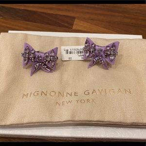 Mignonne Gavigan
Lexy Velvet Bow Stud Earrings